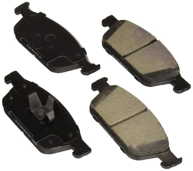 BOSCH BE1645H Blue Ceramic Disc Brake Pad Set With Hardware  Compatible With Select Ford Escape Transit Connect FRONT